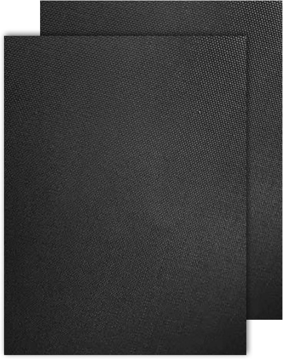 Oven Bodem Liners - Herbruikbare Matten - Oven Schoon Houden - Anti-aanbaklaag - 2 Stuks 40x50cm - Zwart