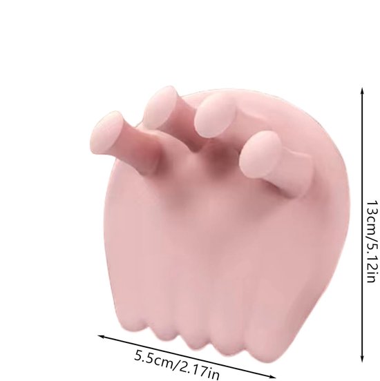 Arch trainer toe spacers - bunions flexible gel toe separators, overlapping toes -gadgets - Comfortable large toe corrector, Hallux Valgus Relief, Foot Pain Support Tools, Foot Alignment — afbeelding 3