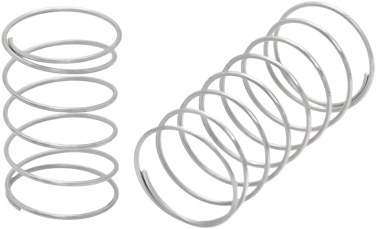 Drukveren Set - Roestvrij Staal - Reparaties Uitvoeren - Hoge Elasticiteit - 5 Stuks 40mm - Zilver