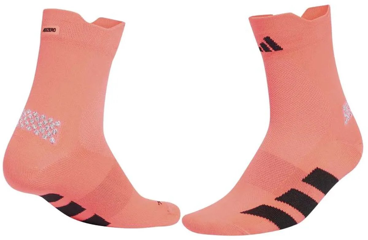 Adidas Performance Adizero Korte Hardloopsokken Unisex Roze