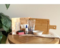 Little Creations LC DIY Pakket Mozaïek Borrelplank Klein Roze – Hobbypakket volwassenen - Knutselpakket voor volwassenen - Creatief Knutselpakket- mozaiek pakket