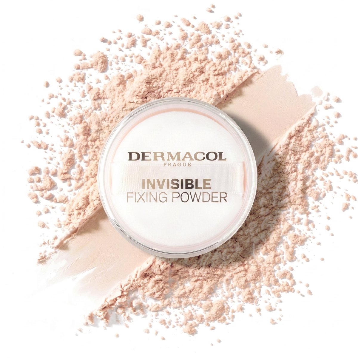 Dermacol Invisible Fixing Poeder - Transparante fixeerpoeder - Losse Poeder - Voor Alle Huidtypen - Mat en Langdurig
