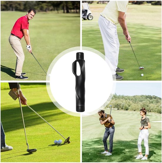 Golf Grip Aid - Swing Corrector - Golf Swing Verbeteren - Draagbaar Ontwerp - 15.5 x 2.5 cm - Zwart van GOLF — afbeelding 2