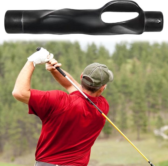 Golf Grip Aid - Swing Corrector - Golf Swing Verbeteren - Draagbaar Ontwerp - 15.5 x 2.5 cm - Zwart van GOLF — afbeelding 3