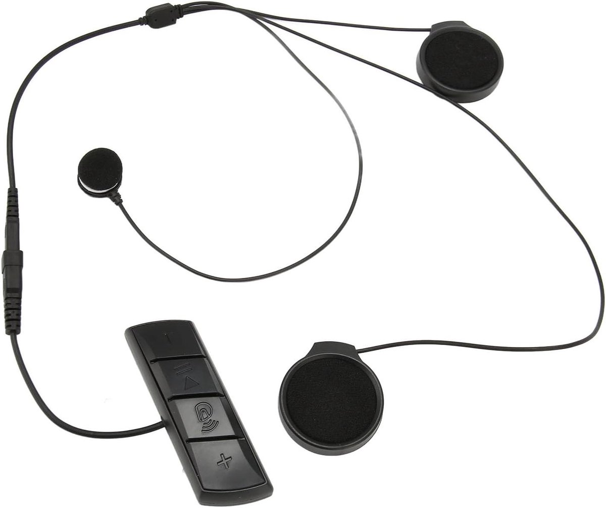 Motor Bluetooth Headset - Helm Communicatie - Veilig Rijden - Ruis Onderdrukking - 500mAh Batterij - Zwart