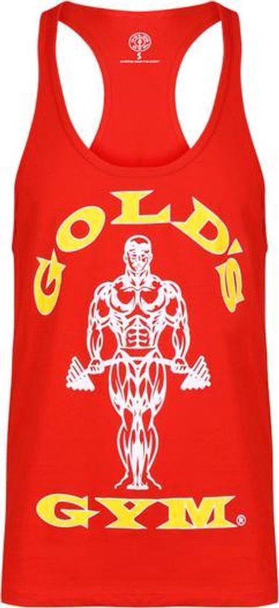 GGVST003 Muscle Joe Premium String Vest - Red - S