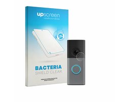upscreen - Screenprotector voor Ring Wired Video Doorbell - Folie Beschermfolie transparant antibacterieel