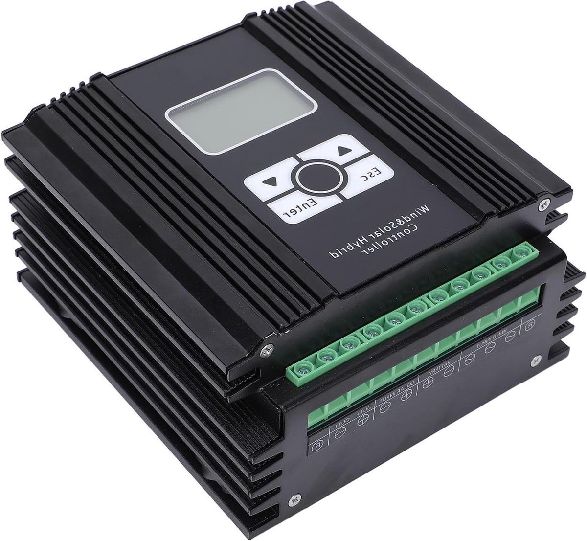 Hybride Laadregelaar - Wind Solar Controller - Energie Beheer - MPPT Boost Laden - 48V 400W - Zilver