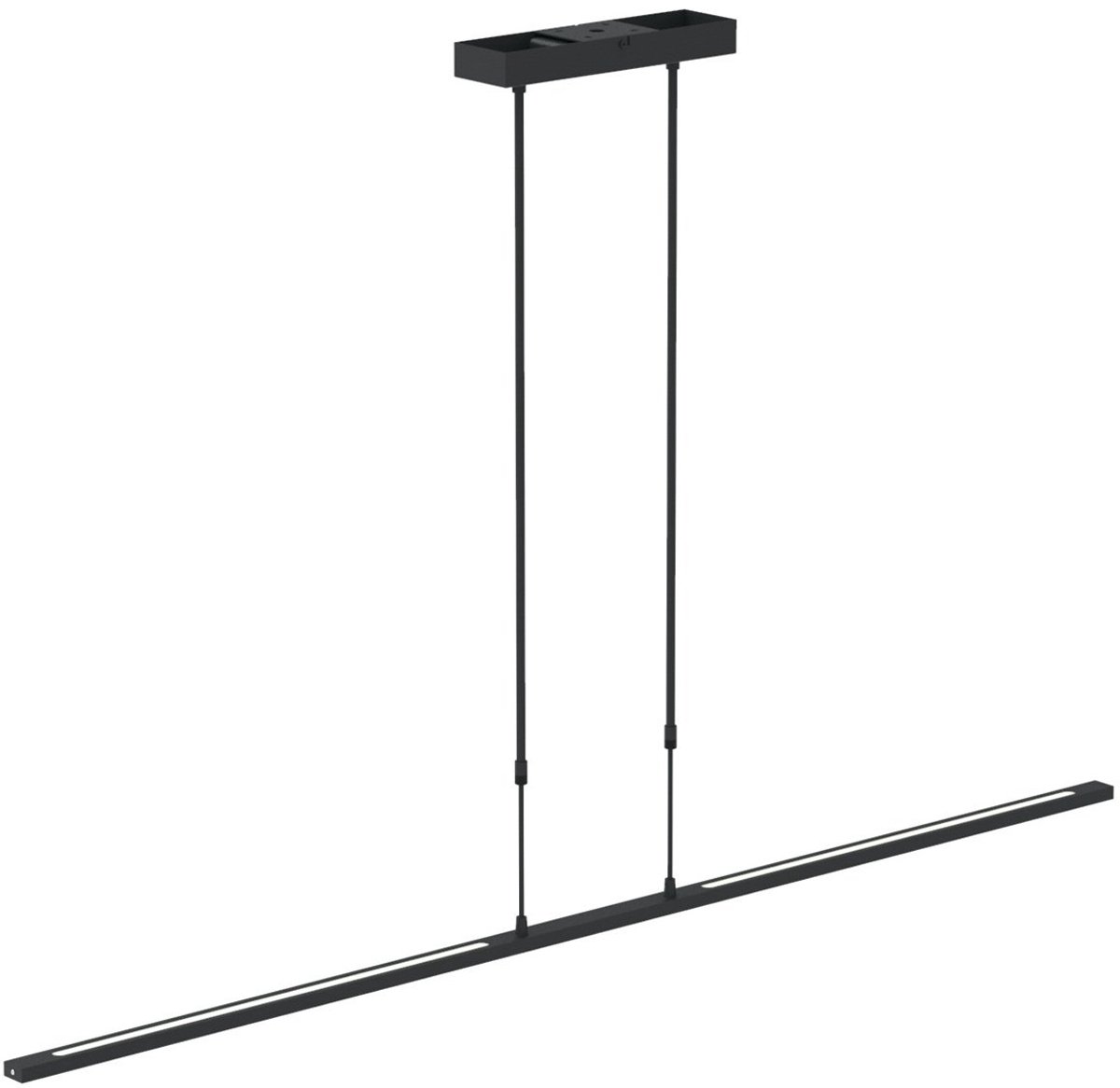 Steinhauer Hanglamp Zelena L 155cm 7971zw Zwart