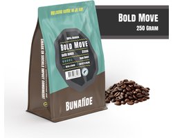 Bunafide - Bold Move - Dark Roast - 100% Arabica - Koffiebonen - 250 gram