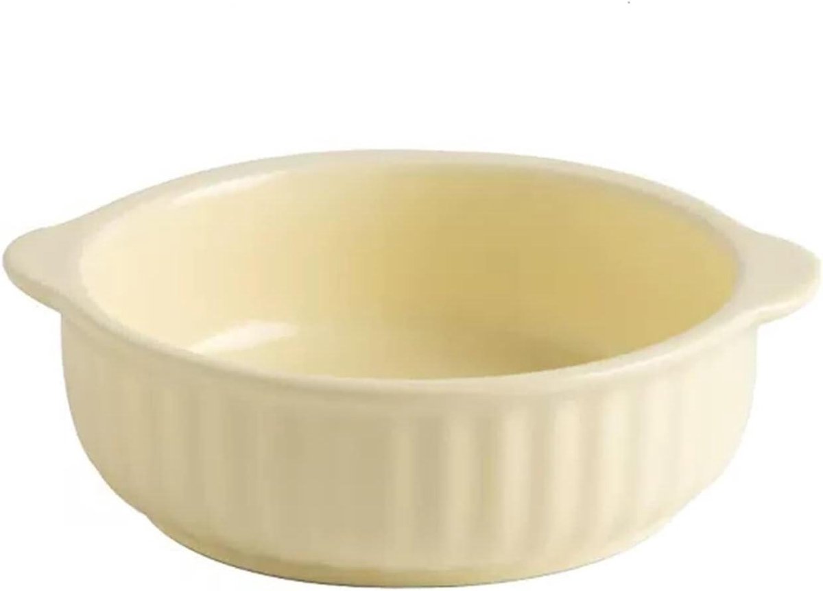 Keramische Ovenschaal - Lasagneschaal Bakvorm - Ovenschotels Maken - Verdikt Materiaal - 20.1 cm - Effen Kleur