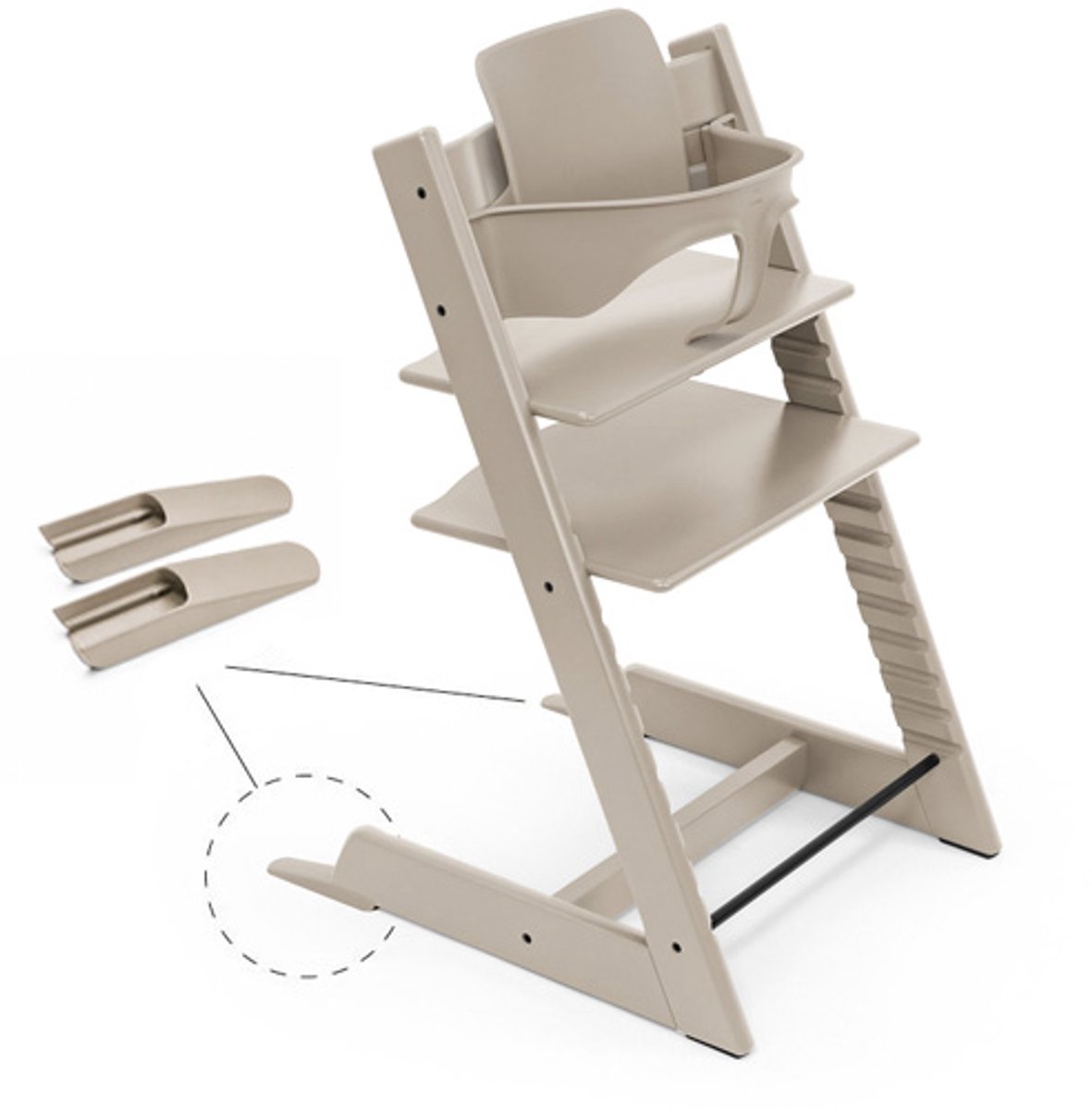 Tripp Trapp Baby Set van Stokke, Cashmere Grey thumbnail 2
