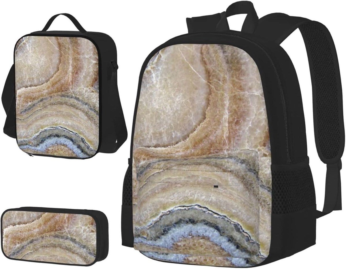 Schoolrugzak Set - Boekentassen - School Organisatie - Lichtgewicht Ontwerp - 3 Delig - Lichtblauw