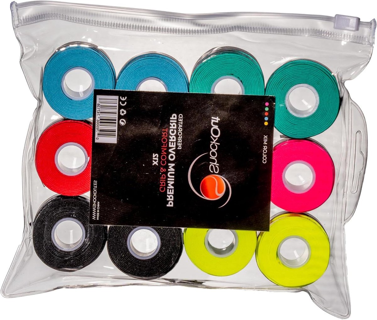 Sport Handvatten - Extra Grip - Sporten - Zweetabsorberend - 12 Stuks - Multicolor