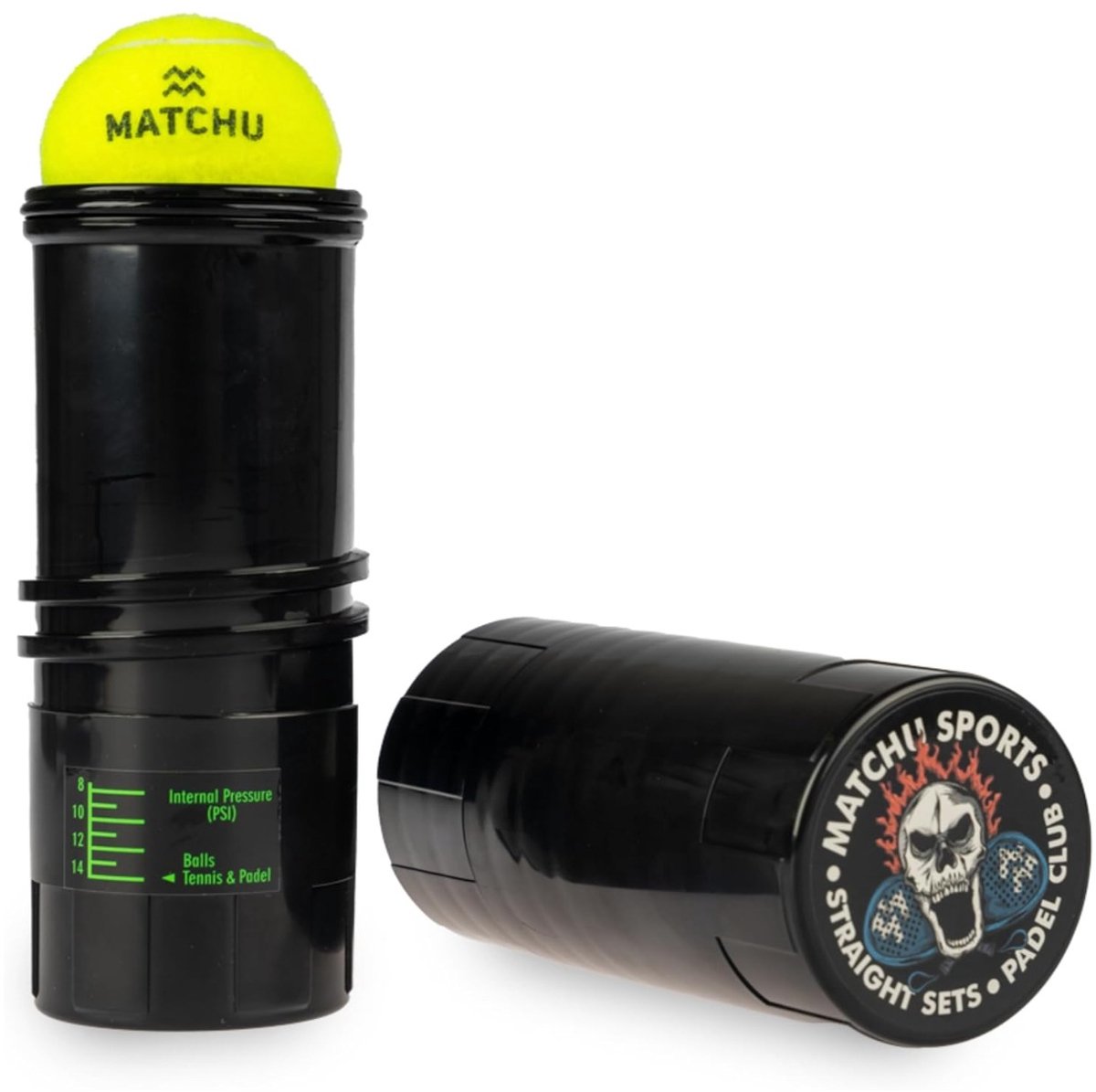 LeeuwenChoice® Padel Drukregelaar - Pressure Pro - Voor 3 Tennis/Padel Ballen - Verlengt Levensduur - Eenvoudig Draaisysteem