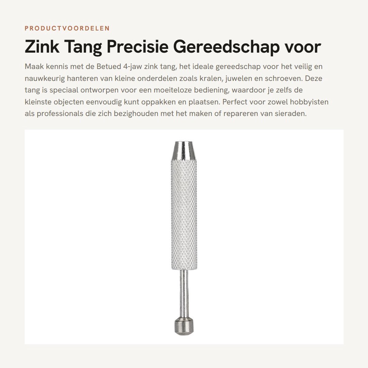 Dailygoods- Diamanttang - Pincet Set - Precisie Pincet - Pincet voor Kleine Onderdelen - Roestvrij Staal - Eenvoudig Gebruik