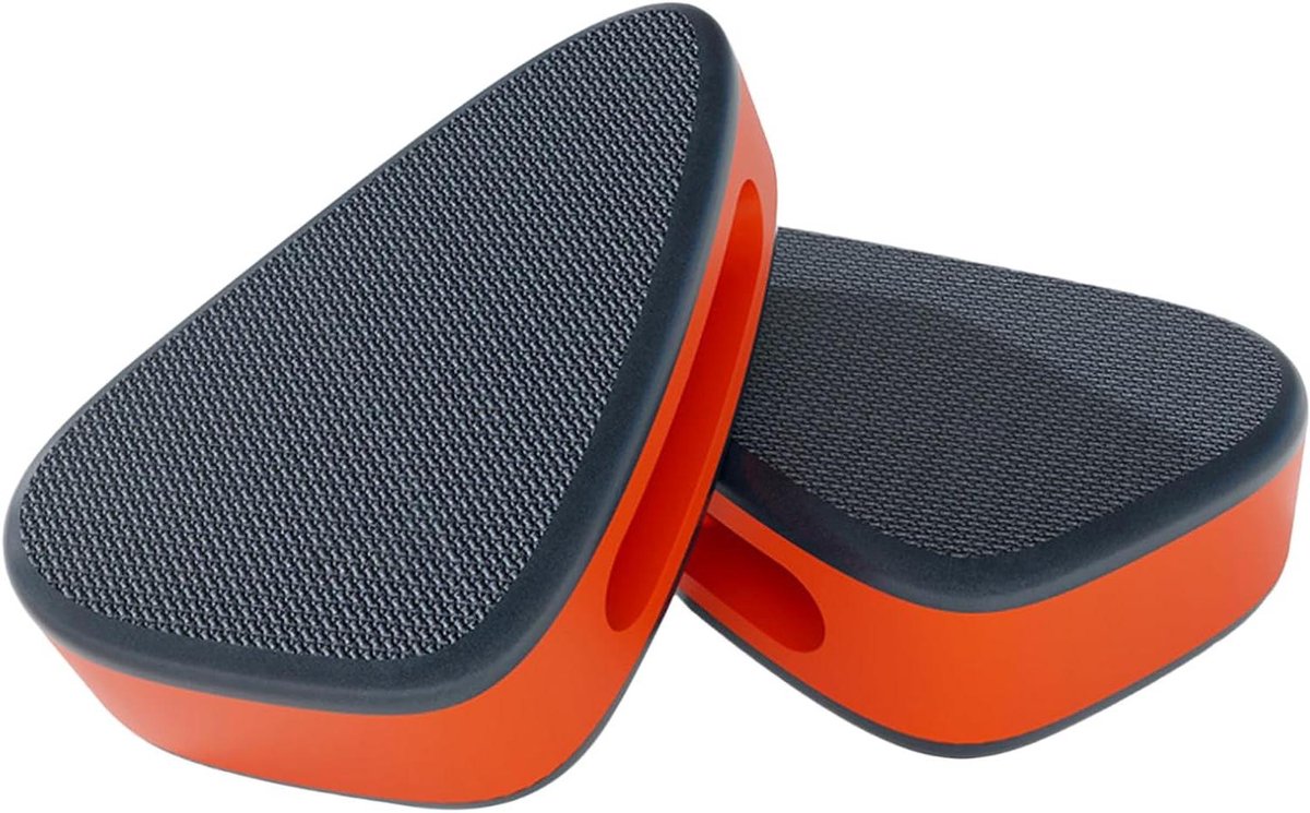 Pompstangen Set - Antislipmatten - Krachttraining Thuis - Ergonomisch Comfort - 23 x 19.5 x 7 cm - Oranje
