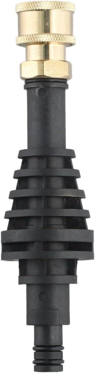 Hogedruk Verlenger - Reinigingsaccessoire - Auto Wassen - Compact Ontwerp - 150 mm - Zwart