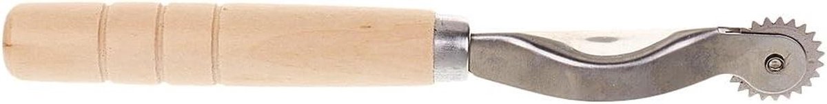 Traceerwiel Naaien - Markeerwiel Stof - Patronen Overbrengen - Gekartelde Rand - 15 cm Lengte - Hout Metaal