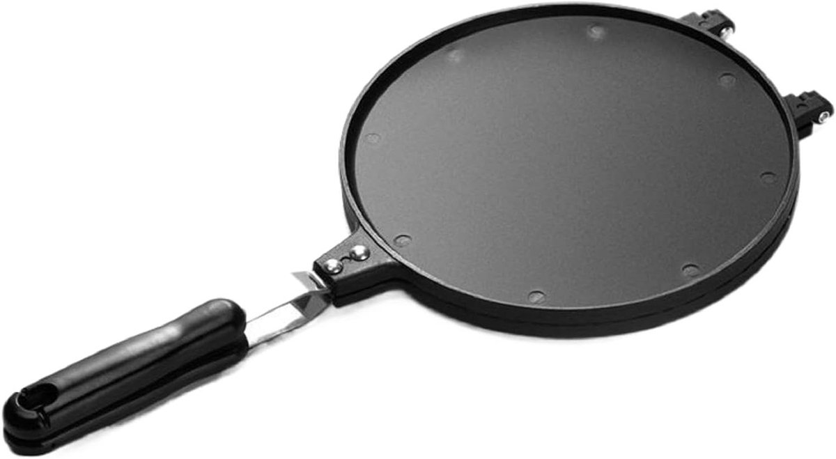 Wafel Kegel Maker - Loempia Ijzer Roomwafelijzer - Zelf Gebak Maken - Antiaanbaklaag - N.v.t. - Zwart