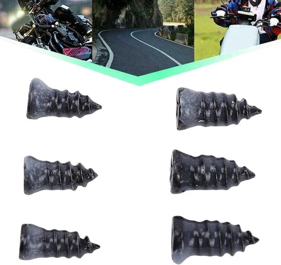 Jonlaki Bandenreparatieset met Spijkers, Schroefset voor Bandenreparatiepluggen, Vacuümbandreparatieset, Zelfbedieningsbandreparatieset voor Bandenreparatiespijkers, Hittebestendige Rubberen — afbeelding 2