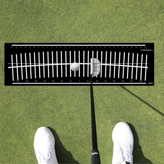 Golf Trainingshulp - Oefenmat Swing - Golfswing Verbeteren - Opvouwbaar Ontwerp - 3 Meter Lijn - Groen van GOLF — afbeelding 2
