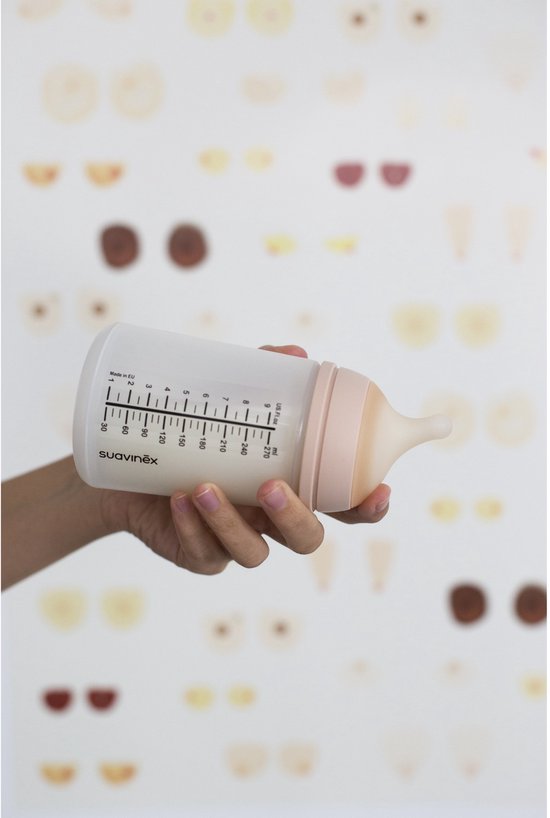 Suavinex Zero.Zero Anti-Colic Medium Flow Zuigfles 270ml SXZBRF050012 van Merkloos — afbeelding 2