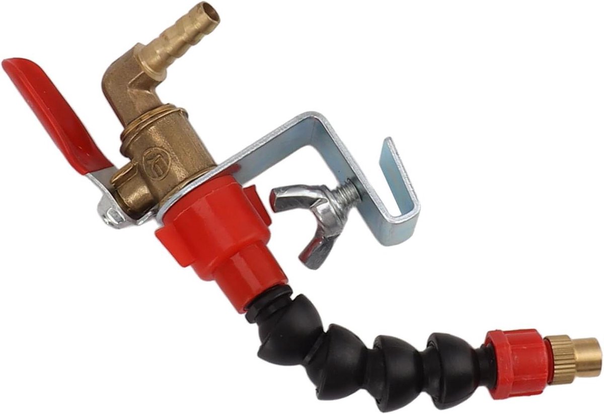 Watersproeier - Vernevelaar Mondstuk - Stofreductie - Roestvrijstaal - 13 x 6 x 6 cm - Zilver