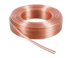 Luidspreker kabel - 1.5mm² - 25 meter - Op rol - Allteq