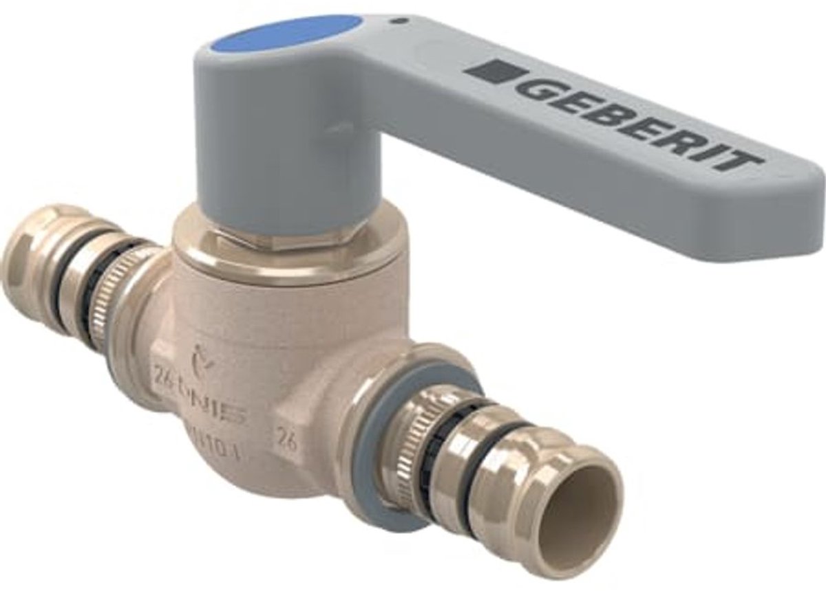 Geberit Mepla kogelkraan met bedieningshendel, DN 40, 606.020.00.2