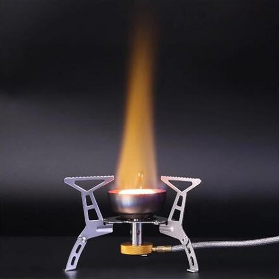 Draagbaar Fornuis - Opvouwbare Kookplaat - Outdoor Koken - Stabiele Ondersteuning - 9.4H cm - Zilver — afbeelding 3