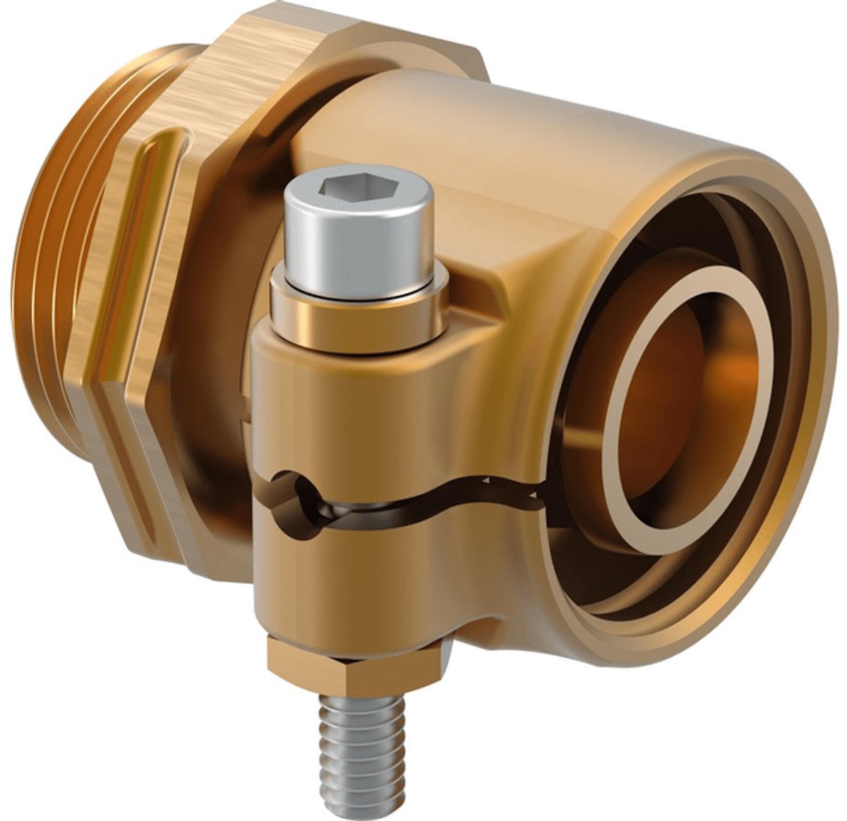Uponor Wipex overgangsnippel PN10 32x4,4-G1, 1018338