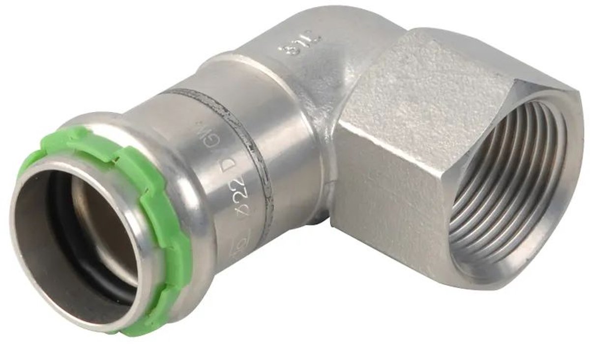 VSH SudoPress RVS overgangshoek 90° FF 15xRp1/2" Type SP6090GV, 6551556