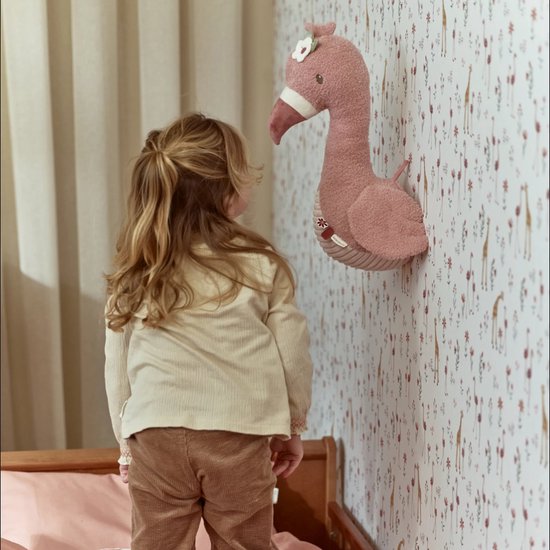 Little Dutch Safari Friends - Dierenhoofd Flamingo — afbeelding 3