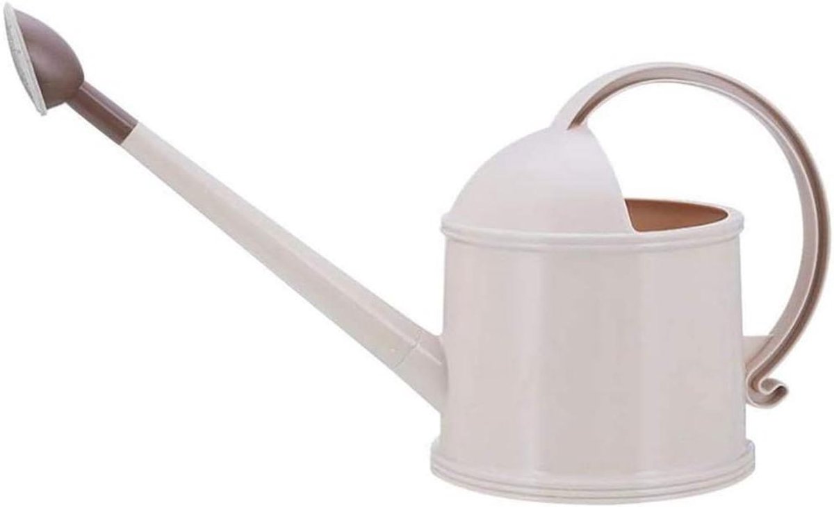 Gieter Lange Tuit - Waterplant Bak - Planten Water Geven - Milieuvriendelijk PP Materiaal - 47.5 cm Lengte - Beige