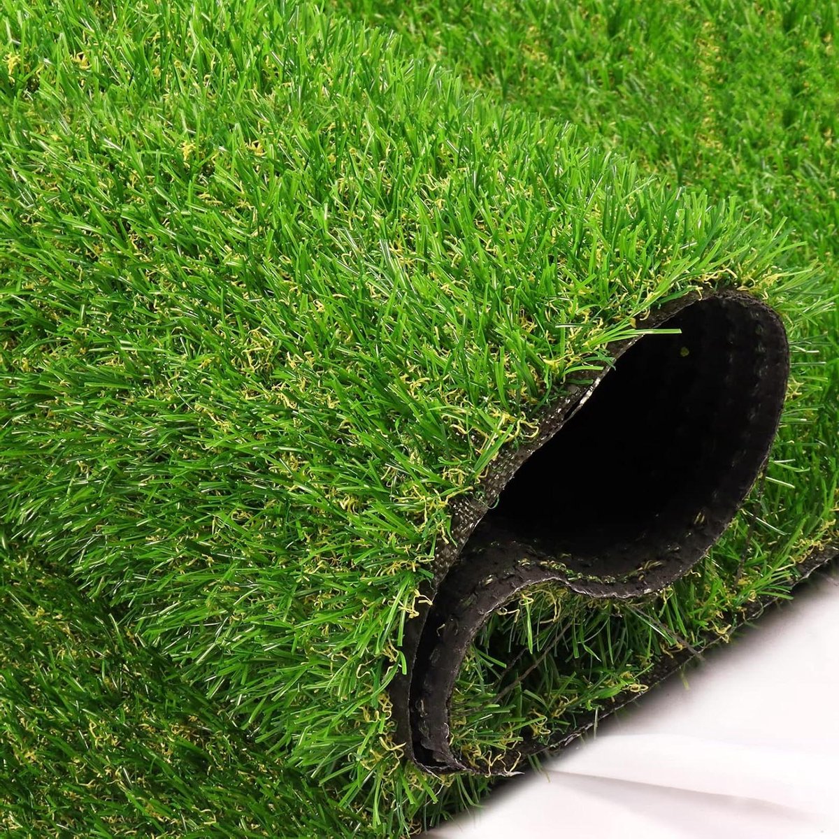 Kunstgras Mat - Nepgras Tapijt - Tuin Decoratie - Waterdoorlatend Ontwerp - 15 x 15 cm - Groen