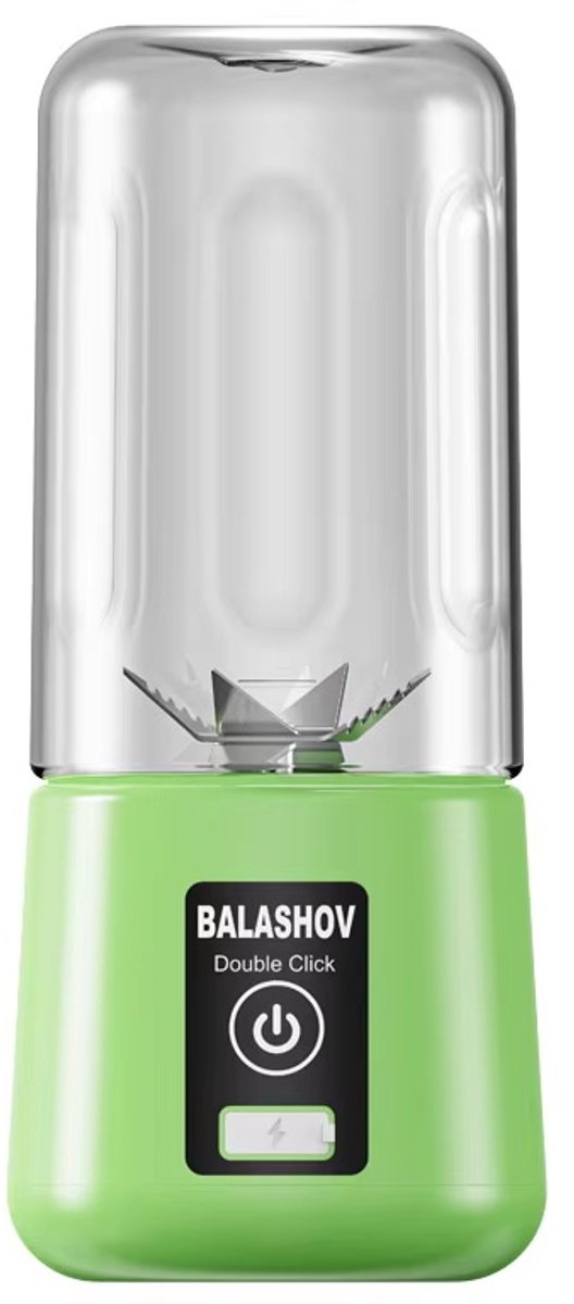 EAFC Portable Blender - Blender To Go - Draagbare Blender - Oplaadbare Blender - 450 ml To Go Beker - groen
