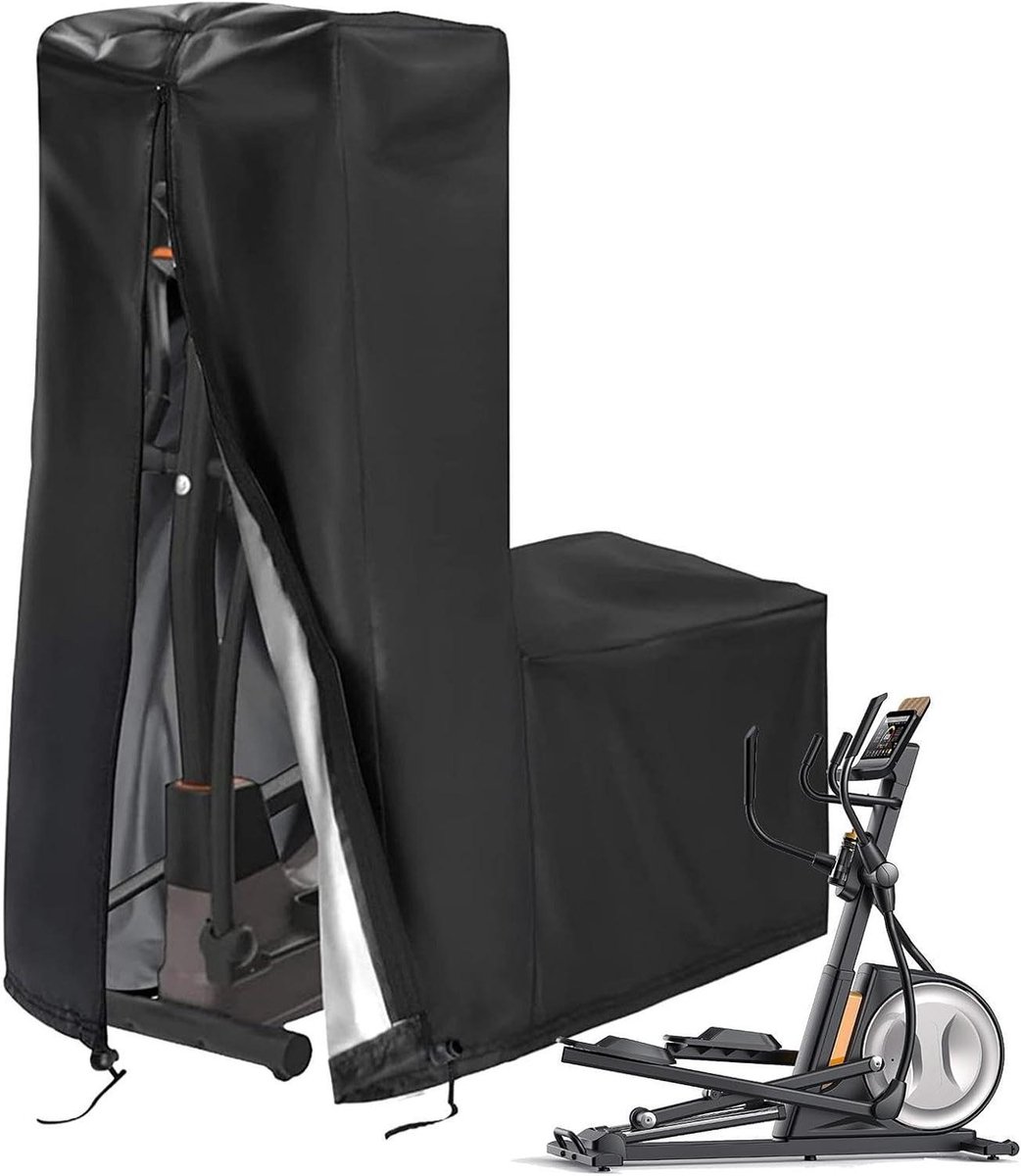 Fitnessapparaat Hoes - Beschermhoes Apparatuur - Apparatuur Beschermen - Waterdicht Oxford Doek - 140x64x165cm - Zwart