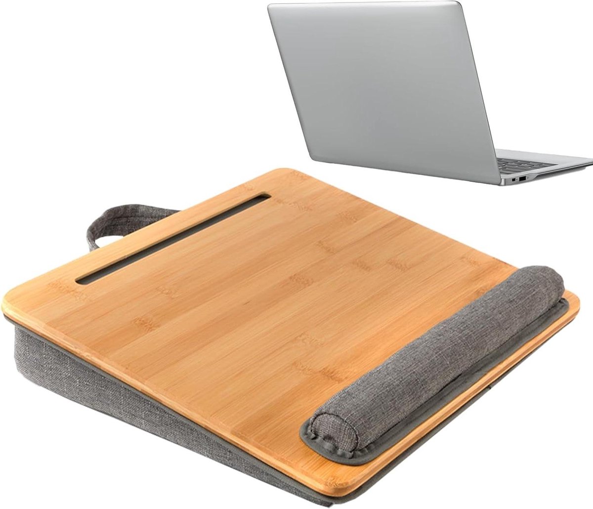 Lap Table,Office Organization Accessories With Wrist Support - Laptop Bed Table - for Working on the Sofa Desk Bedroom and on the Go