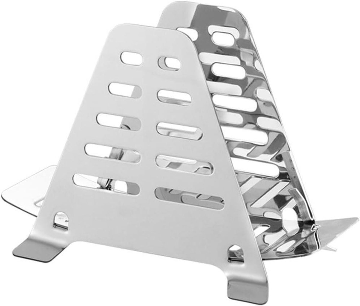 Snijplankhouder - Keukenrek - Keuken organiseren - Roestvrij staal - 17x12x6 cm - Zilver