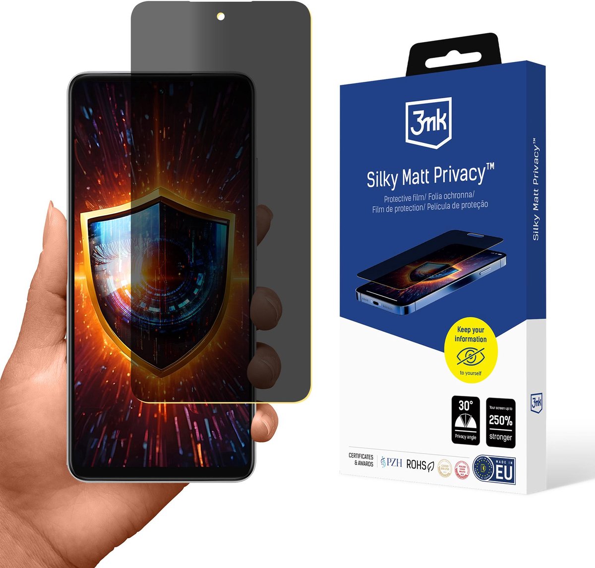 3Mk Gehard Glas Zijdematte Privacyfolie Voor Oppo A5 5G A5X A5M