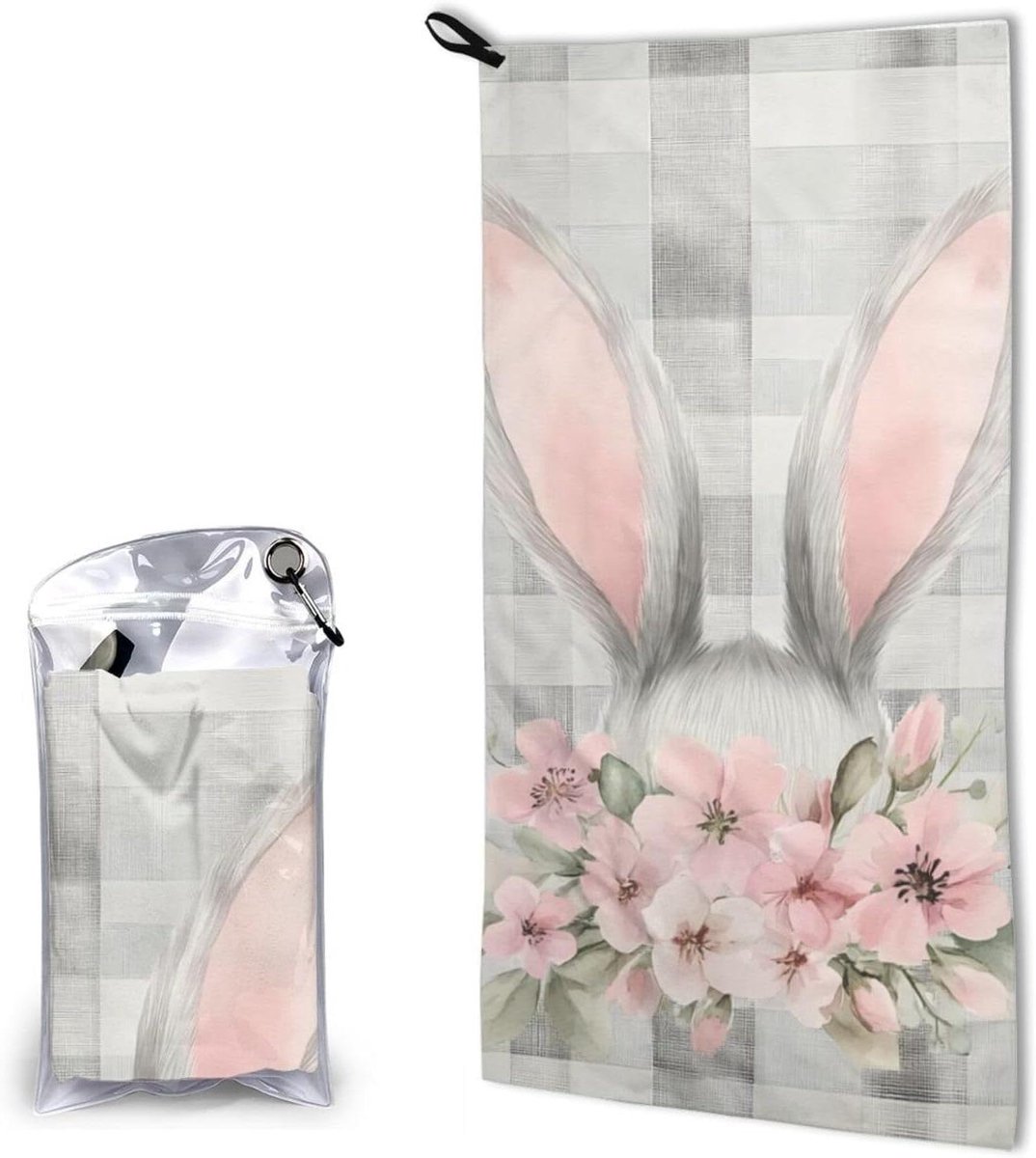 Microvezel Handdoek - Sneldrogend - Sport en Reizen - Compact en Lichtgewicht - 80 x 40 cm - Meerkleurig