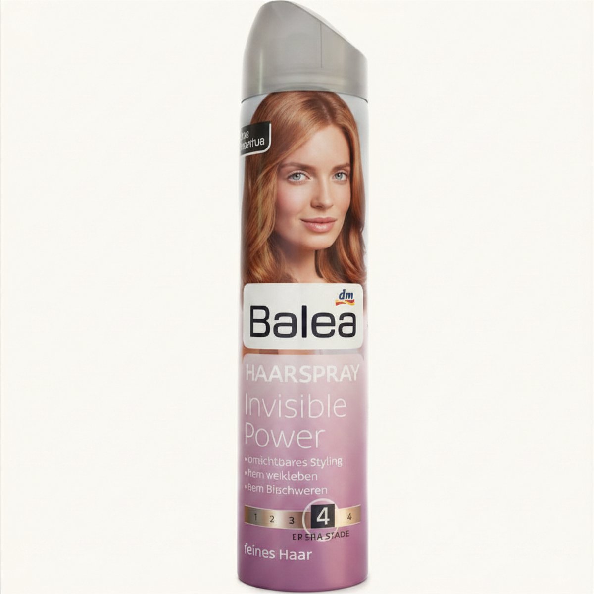 Balea Haarspray Invisible Power 4 – 300 ml – Voor Fijn Haar – Sterke Hold