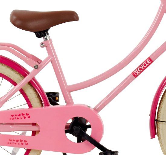 2Cycle Meisjes Transportfiets 20 inch (6-8 jaar) - Roze - Trendy Schoolfiets van 2Cycle — afbeelding 5