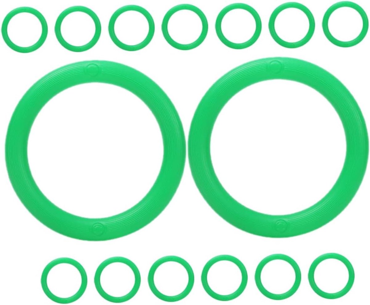 Fruit Stabilisator - Fruit Ringen - Fruit Presentatie - Antislip Ontwerp - 15 Stuks - Groen