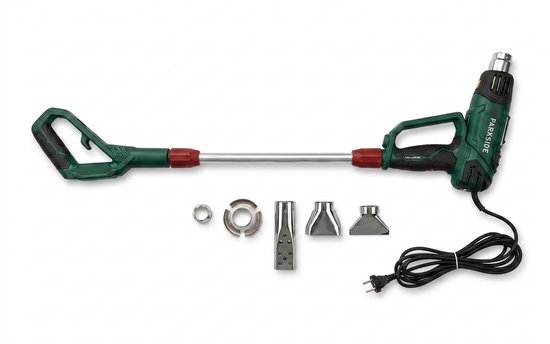 PARKSIDE® Elektrische onkruidverdelger - Onkruidverbrander -  2000W - 3 instelbare temperatuurniveaus - Onkruidbestrijding - BBQ Brander - Onkruidverwijderaar