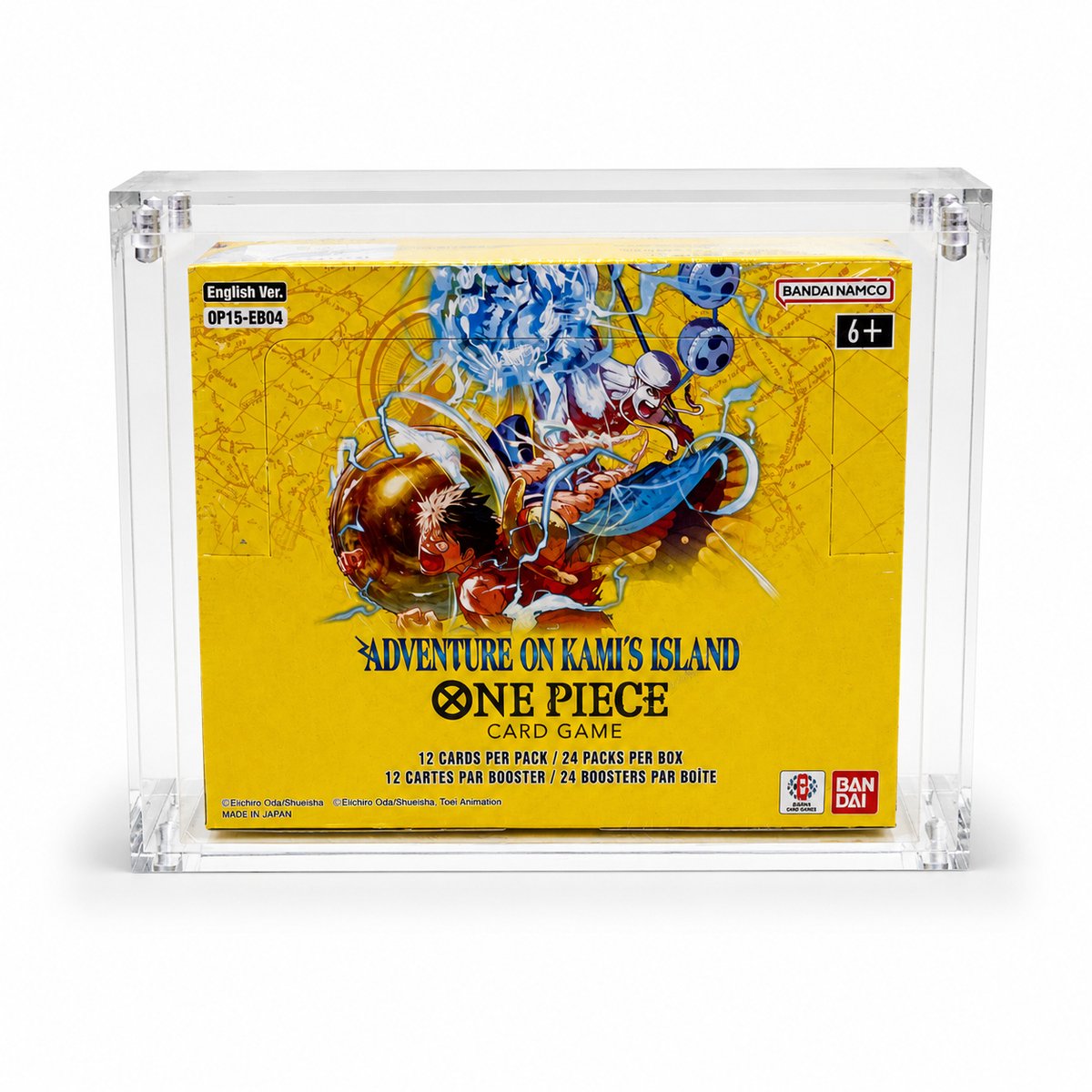MIRO® Acryl Case One Piece Magnetisch - Geschikt Voor One Piece - OP EB01 OP 4 T/M OP 15 En Verder Acrylic Case - UV Bestendig - Extra Sterke Magneten - Transparant