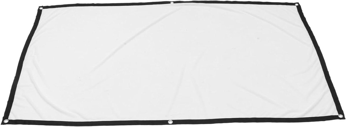 Vouwbaar Projectiescherm - Filmscherm Beamer - Thuisbioscoop Creëren - Anti-kreukel Coating - 72 inch - Wit