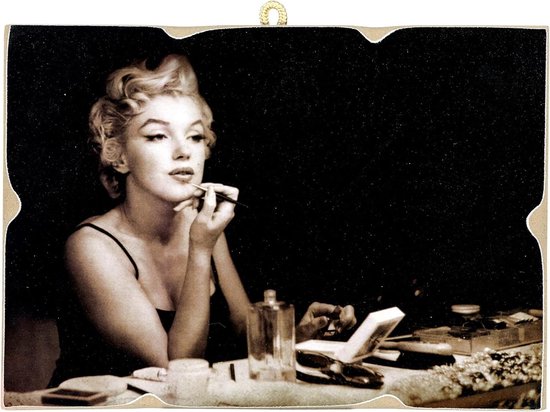 Marilyn Monroe Print - Vintage Poster - Interieur Decoratie - Handgemaakt in Italië - 18 x 25 cm - Vintage Kleuren