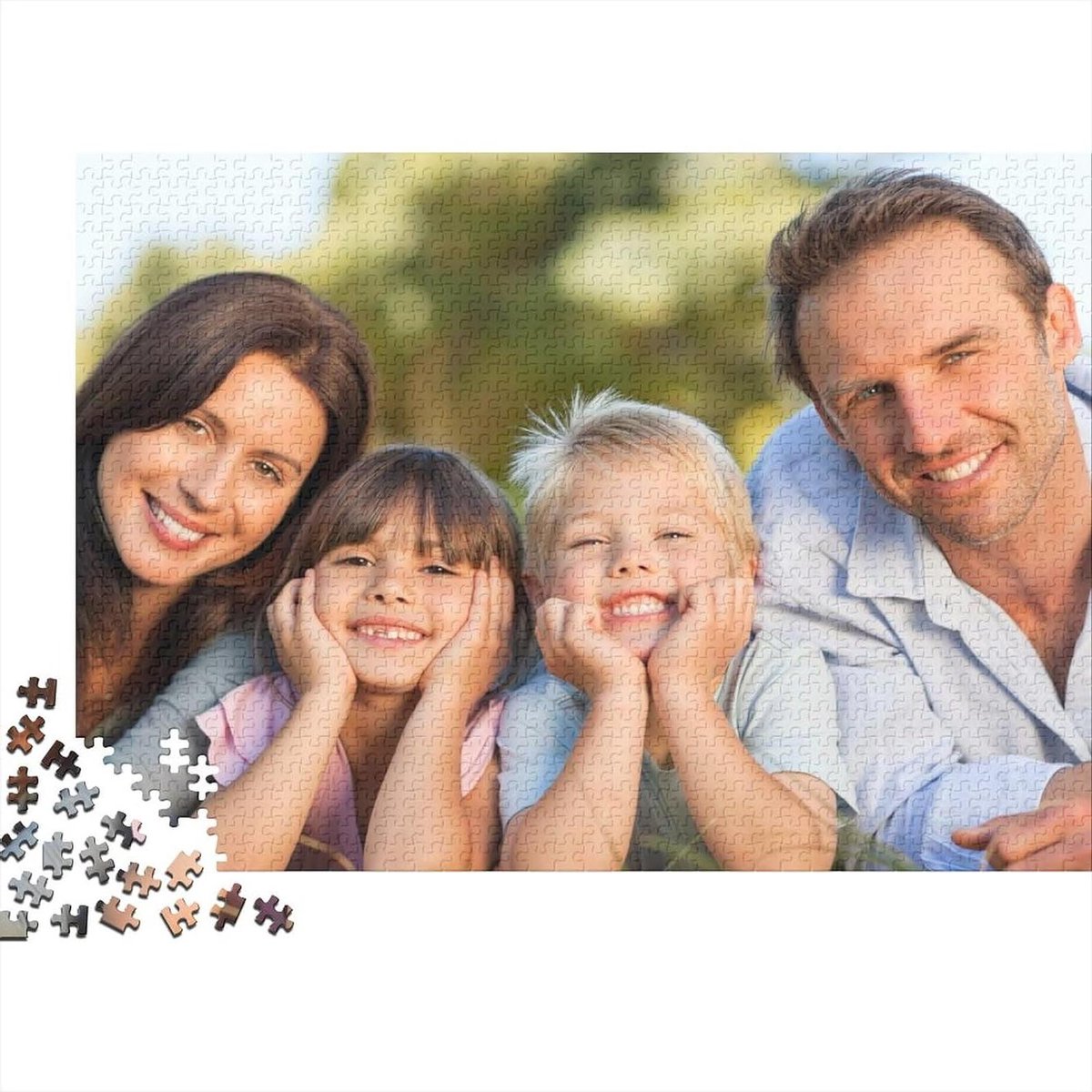 Gepersonaliseerde Puzzel - Foto Puzzel Eigen Puzzel - Ontspanning Thuis - Unieke Vormstukken - 75x50cm - Stijl